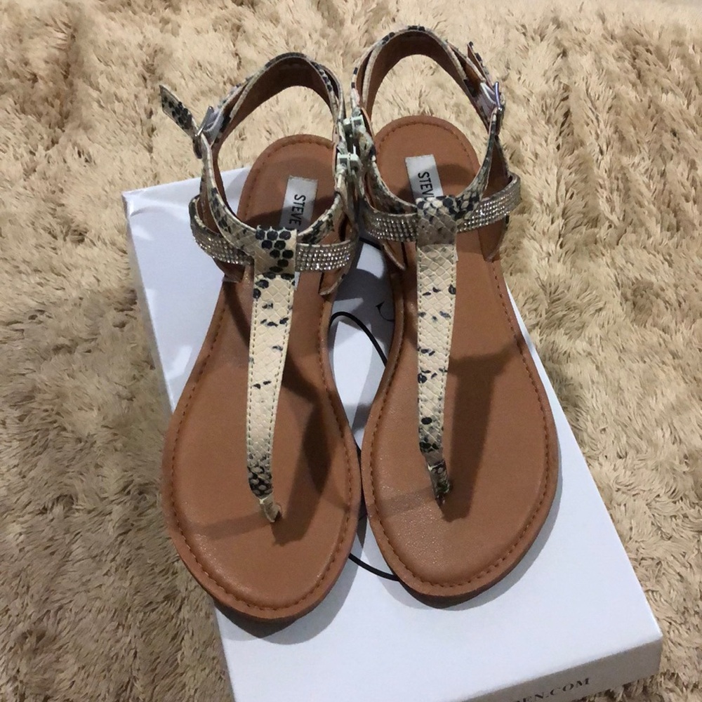 Steve Madden Snake Print Sandals